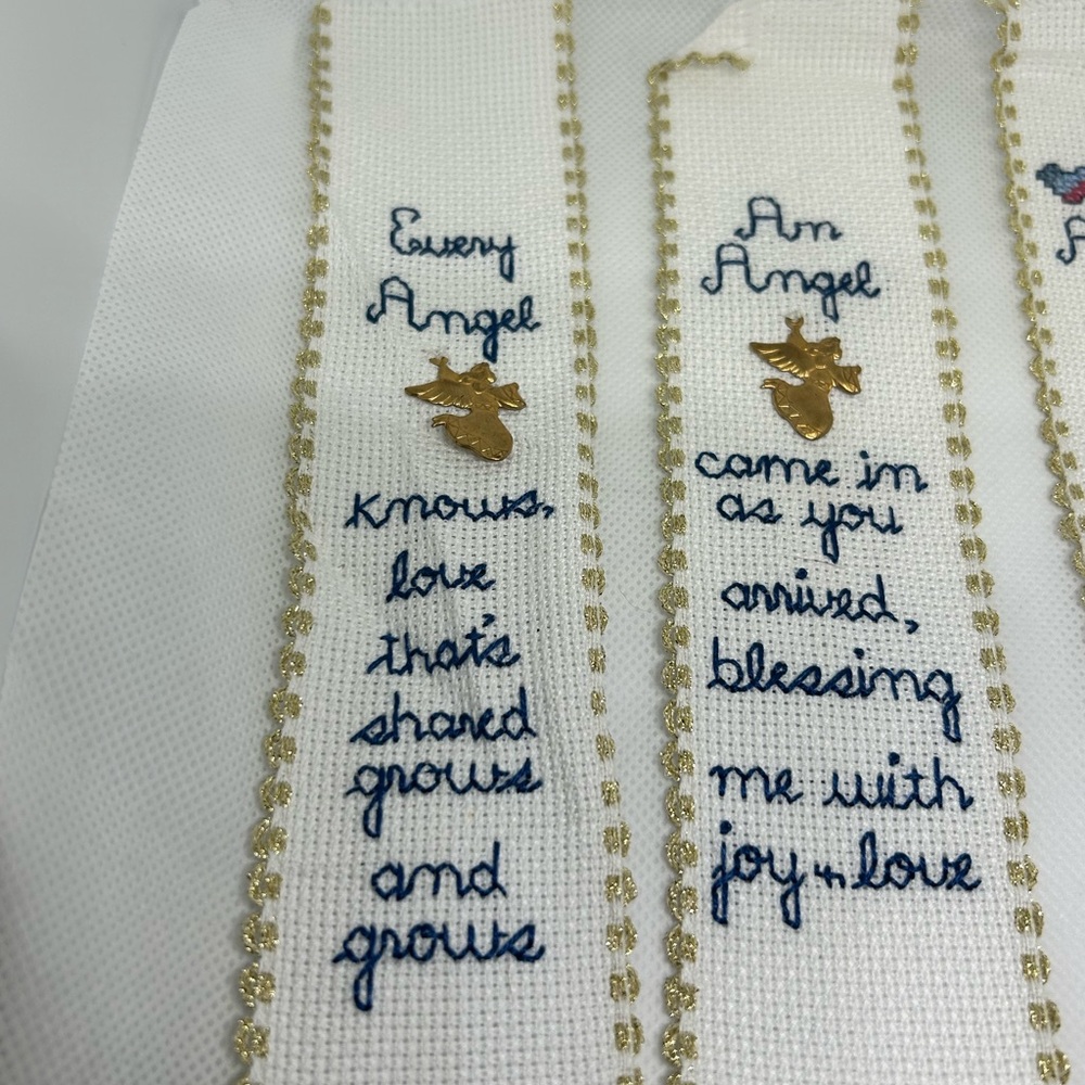 Embroidered Angel Bookmarks‎ Set - Picture 3 of 6